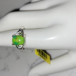 Mojave Green Turquoise Ring Sz7 NWT